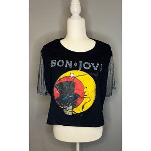 Bon Jovi American Tour 1987 2X Cropped Top